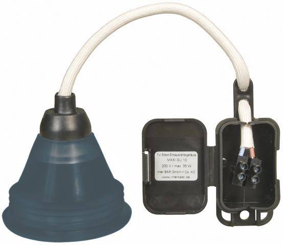 interBär MAXI GU10 Serie 1000 1000-505.01 Silicone enclosure 35 W Grey