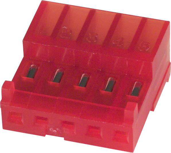 TE Connectivity Receptacles (standard) MTA-100 Total number of pins 5 3-643813-5