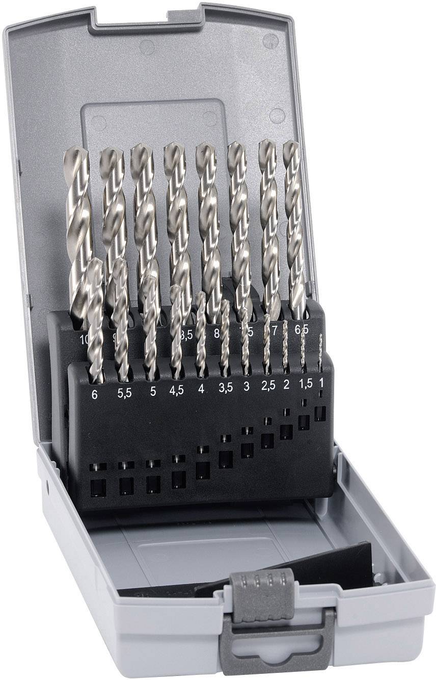 Alpen 102219100 HSS-E Metal twist drill bit set 19-piece 1 mm, 1.5 mm, 2 mm, 2.5 mm, 3 mm, 3.5 mm, 4 mm, 4.5 mm, 5 mm, 5.5 mm