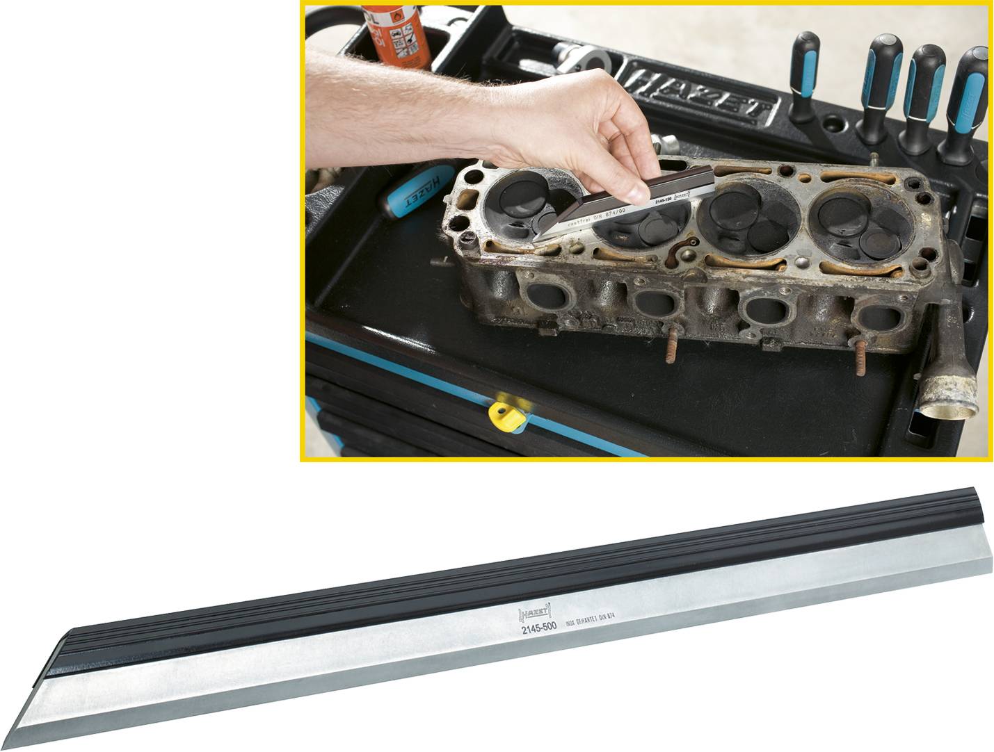 Hazet 2145-500 Straightedge 0.5 m