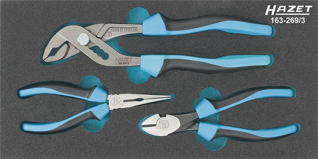Hazet 163-269/3 Workshop Pliers Set 3-piece