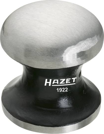 A round polishing head with the inscription 'Hazet 1922', made of shiny metal. Used for surface treatment.