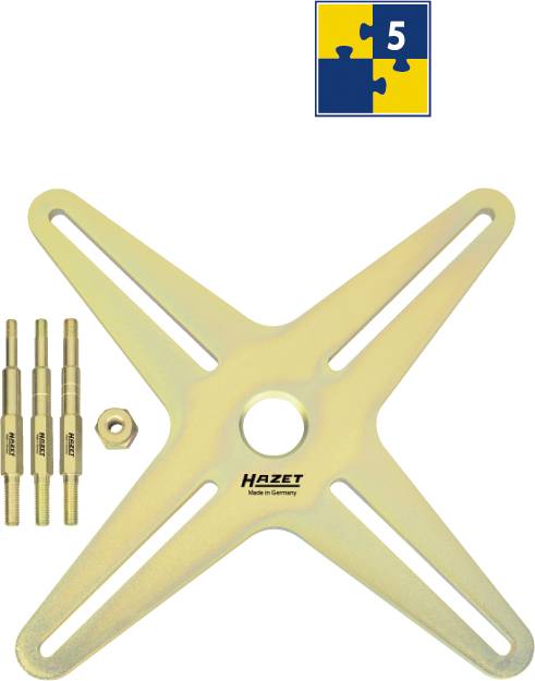 HAZET Supplementary set SAC clutch alignment tool (4-hole division) 2174-2/5 Hazet 2174-2/5