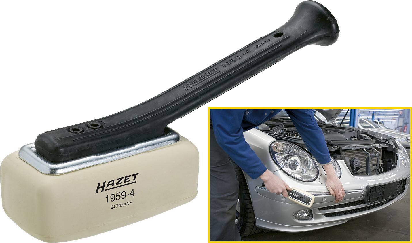 Hazet 1959-4 Soft pad hammer 1302 g 280 mm 1 pc(s)