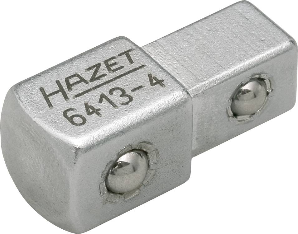 Metal adapter with the inscription 'HAZET 6413-4' and two visible screws, likely a tool or machine accessory part.