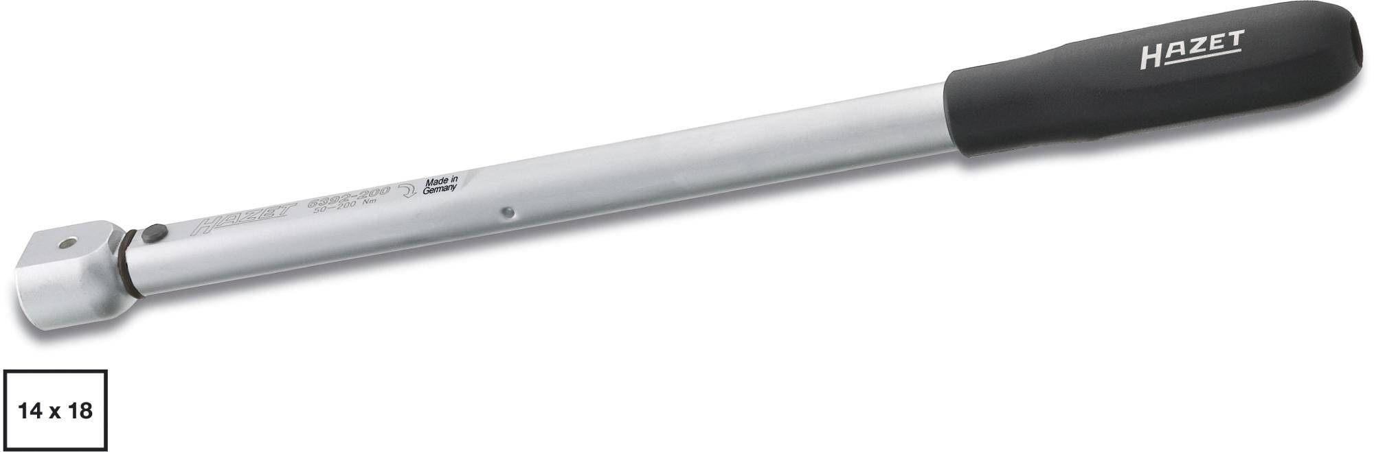 Hazet 6392-200 6392-200 Torque wrench For bit sets 50 - 200 Nm