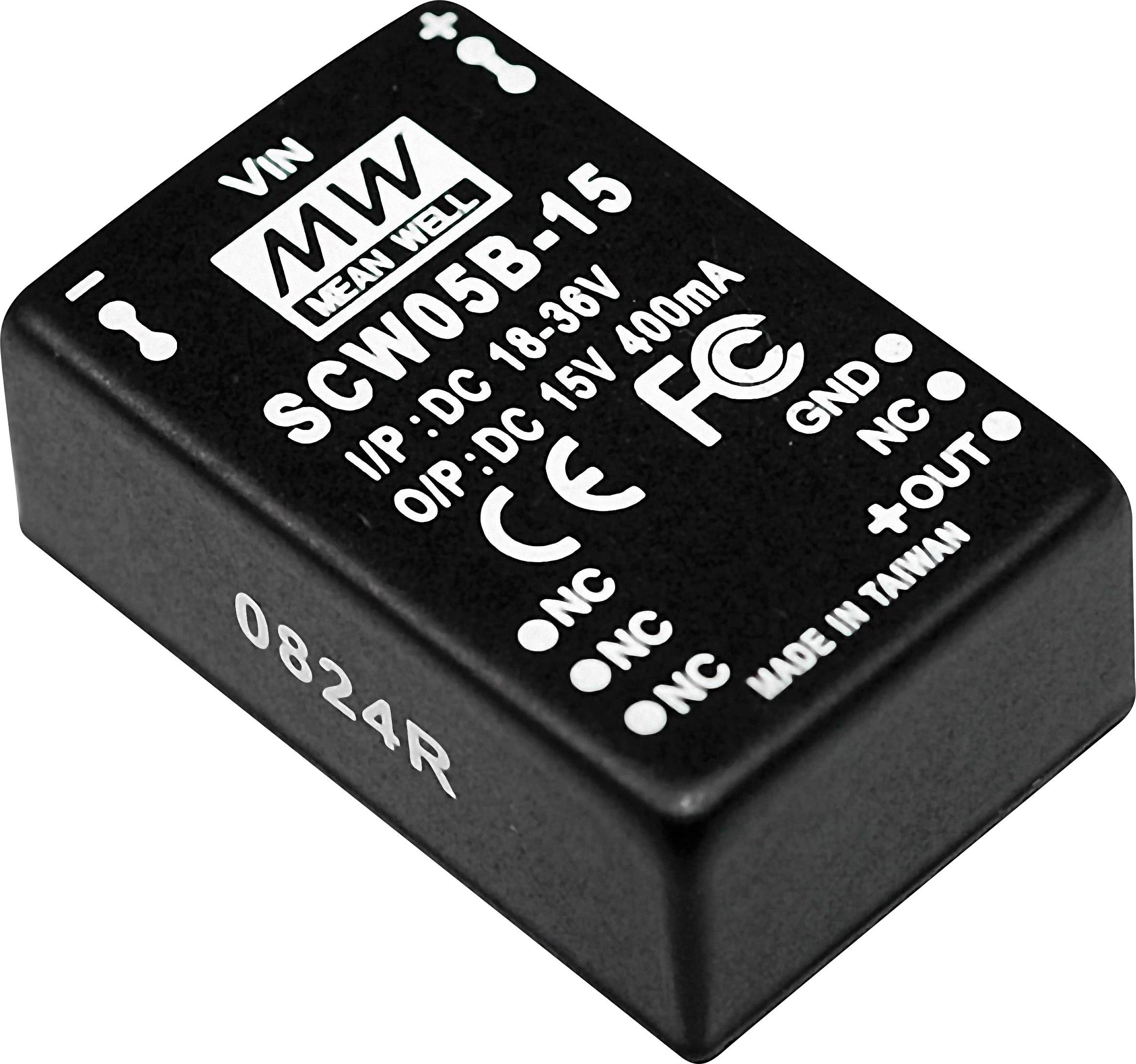 DC/DC-converter Mean Well SCW05B-12 470 mA