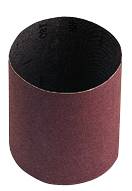Sandpaper roll, brown in colour, cylindrical in shape, 180 grit, coarse and suitable for woodworking and metalworking.