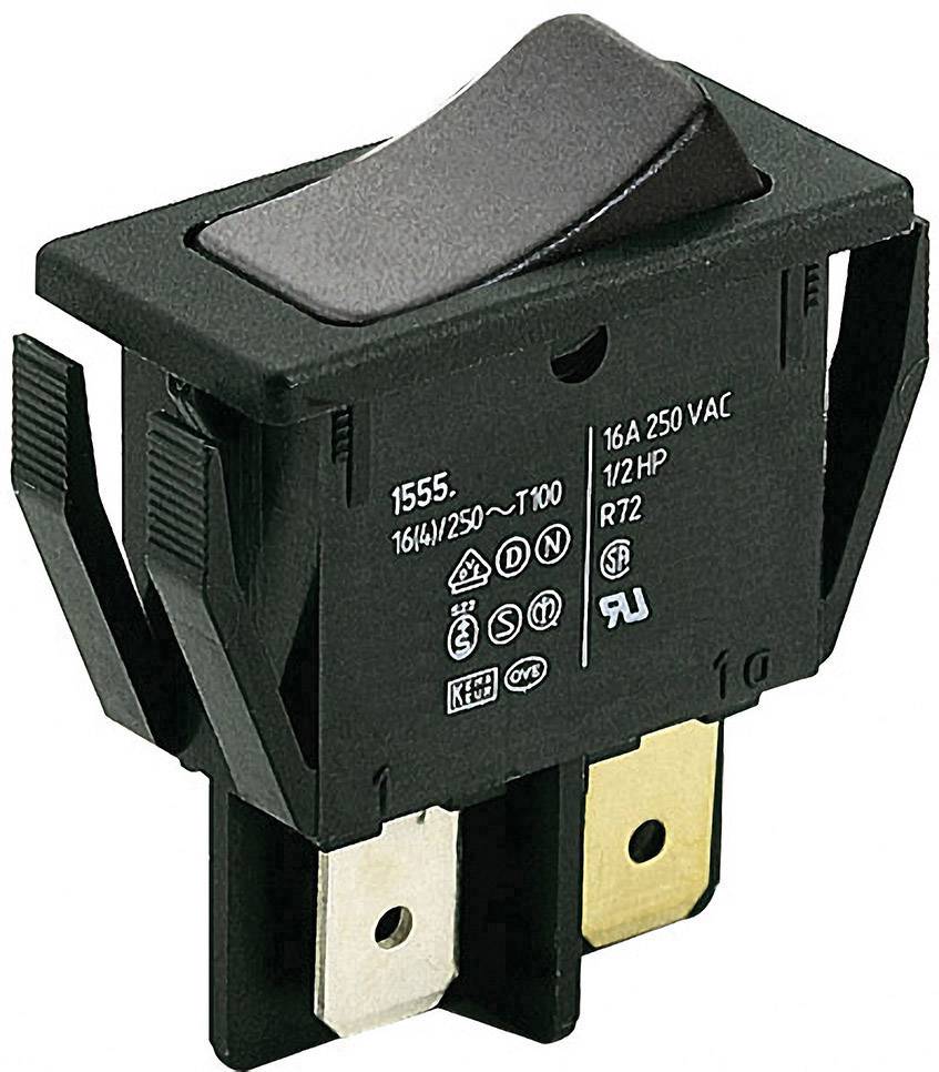 Marquardt 1551.3202 Toggle switch 01551.3202-00 250 V AC 16 A 1 x Off/(On) IP40 momentary 1 pc(s)