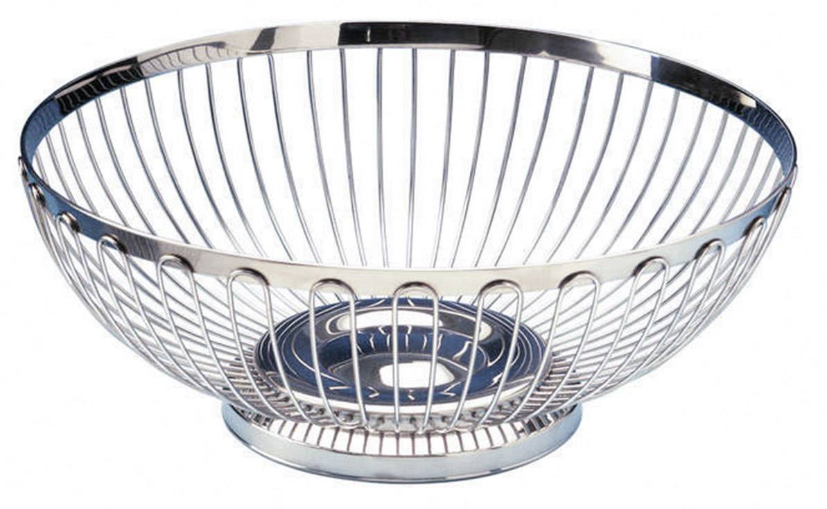 MATO bread and fruit basket Stelldrähte vom stainless steel 25 cm