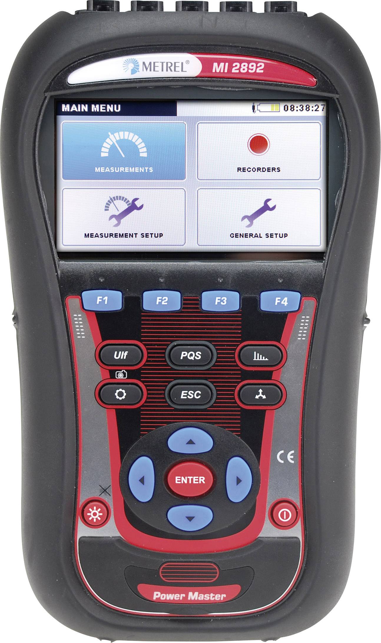 Metrel MI 2892 Network diagnostics Calibrated to (ISO standards) 3-phase Clamp meter, Data logger