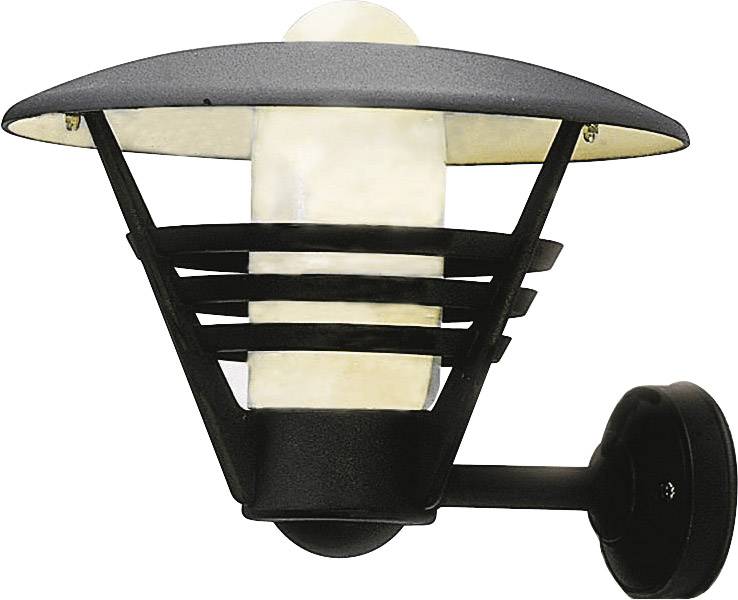 Konstsmide Gemini 503-750 Outdoor wall light Energy-saving bulb, LED (monochrome) E-27 100 W Black