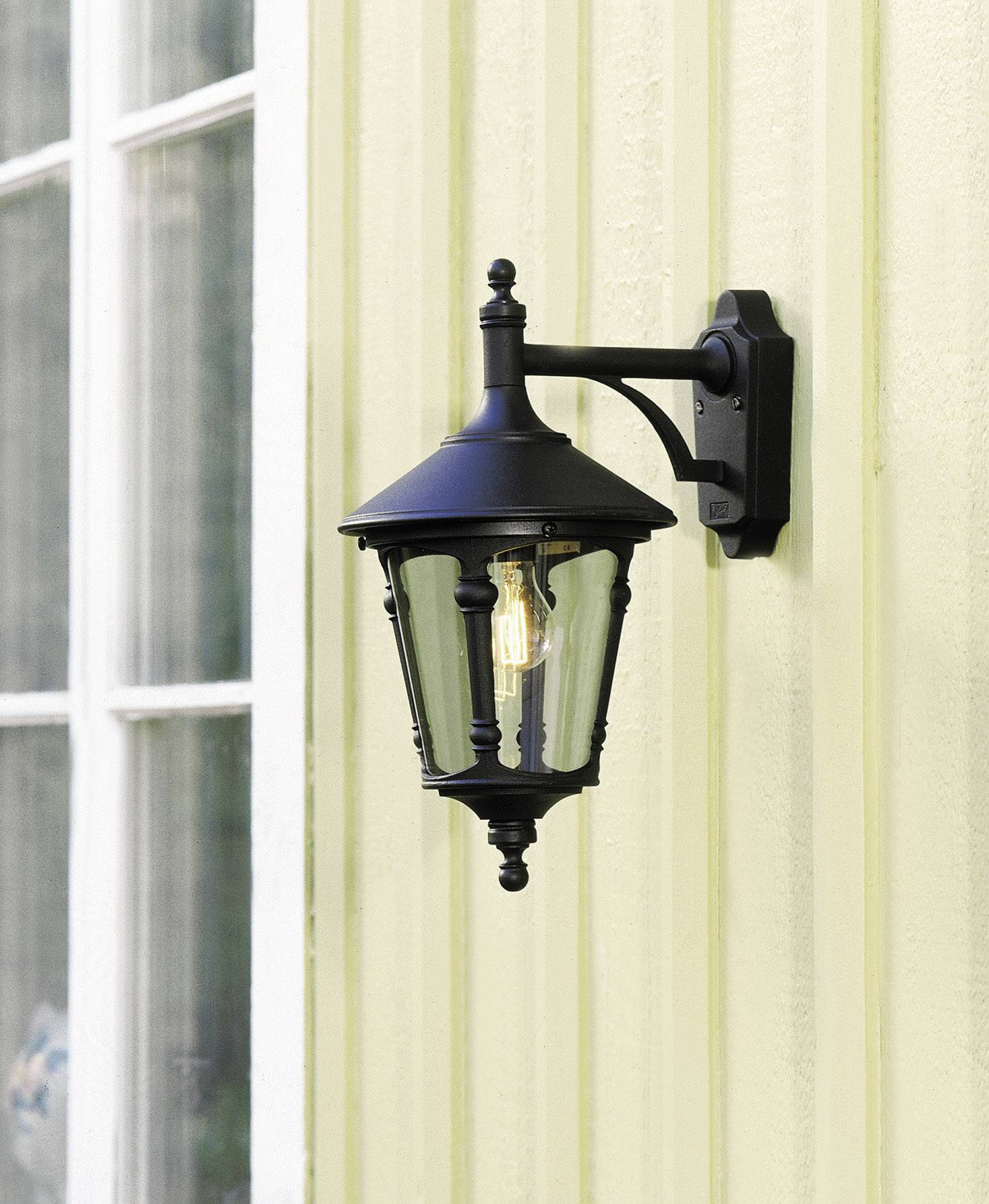 Konstsmide Virgo Down 568-750 Outdoor wall light Energy-saving bulb, LED (monochrome) E-27 100 W Black