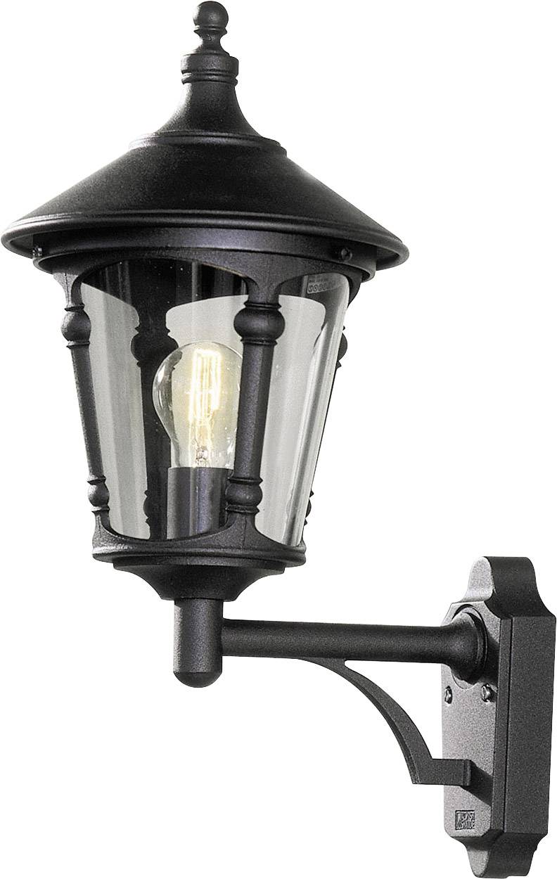 Konstsmide Virgo Up 571-750 Outdoor wall light Energy-saving bulb, LED (monochrome) E-27 100 W Black