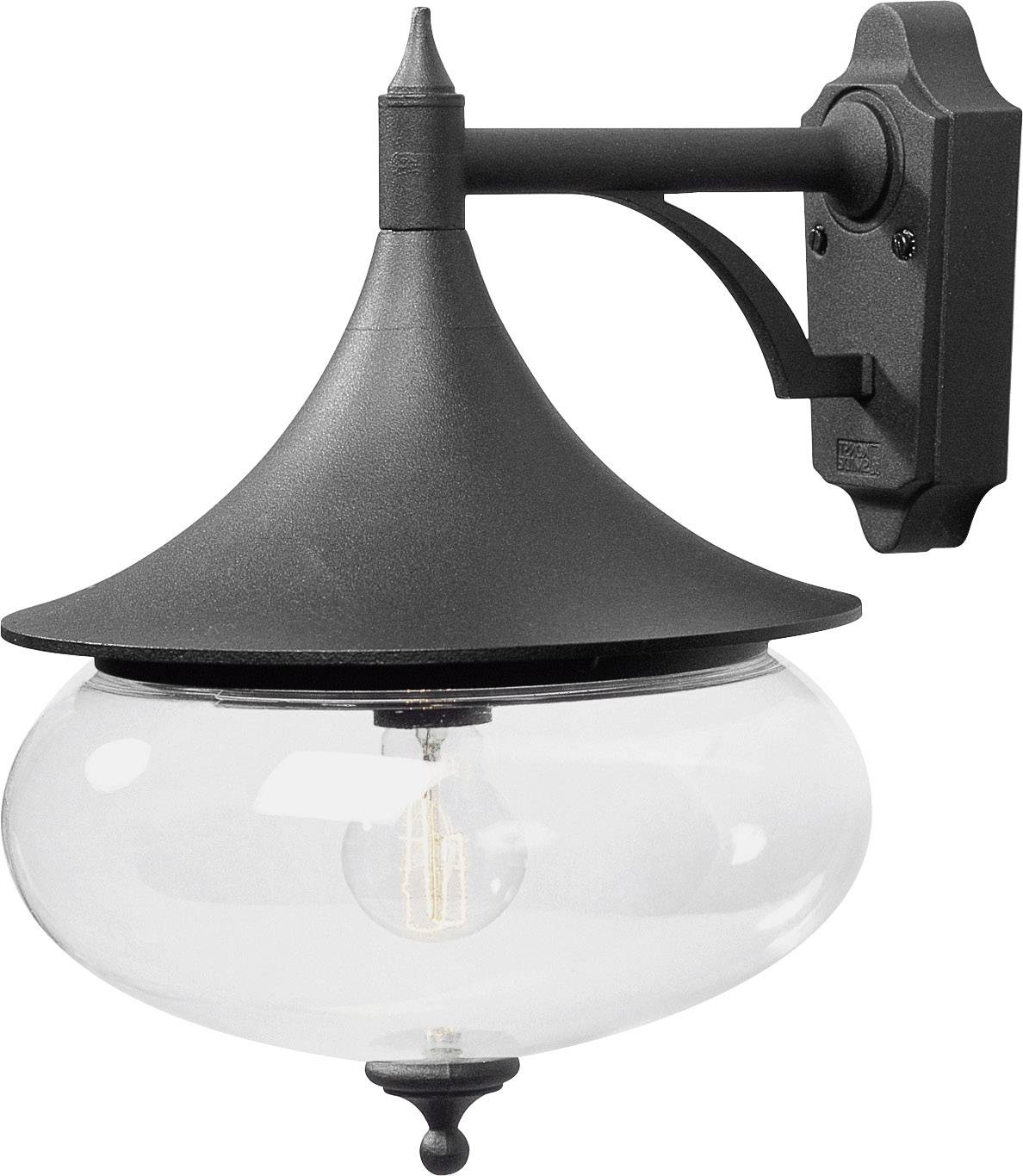 Konstsmide Libra 581-750 Outdoor wall light Energy-saving bulb, LED (monochrome) E-27 100 W Black