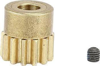 'Brass Gear and Screw.' Main theme: A brass gear with a serrated edge alongside a small black screw.