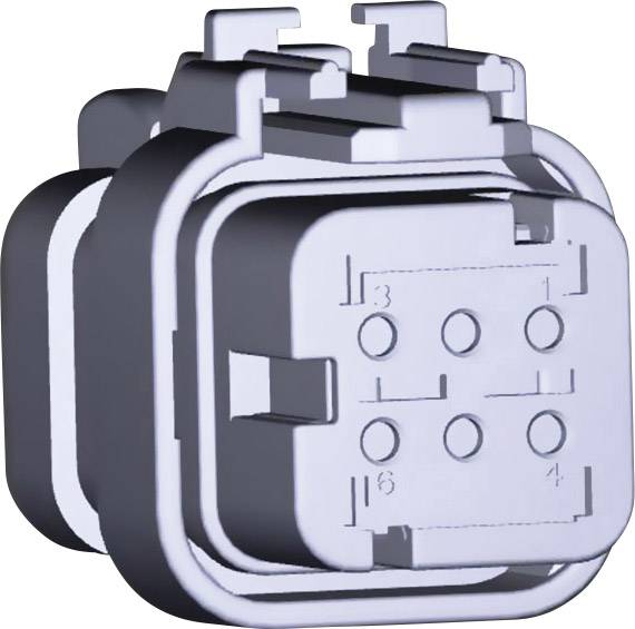 TE Connectivity Socket enclosure - cable AMPSEAL16 Total number of pins 6 776531-1