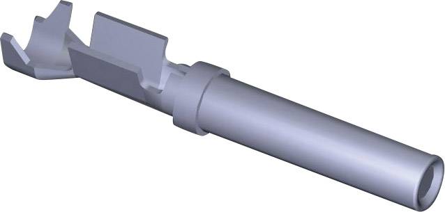 Cylindrical mechanical component with an open, tapered end and adjustable sections, used for machine applications.
