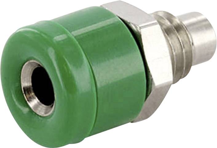 econ connect HOBGN Jack socket Socket, vertical vertical Pin diameter: 2.6 mm Green