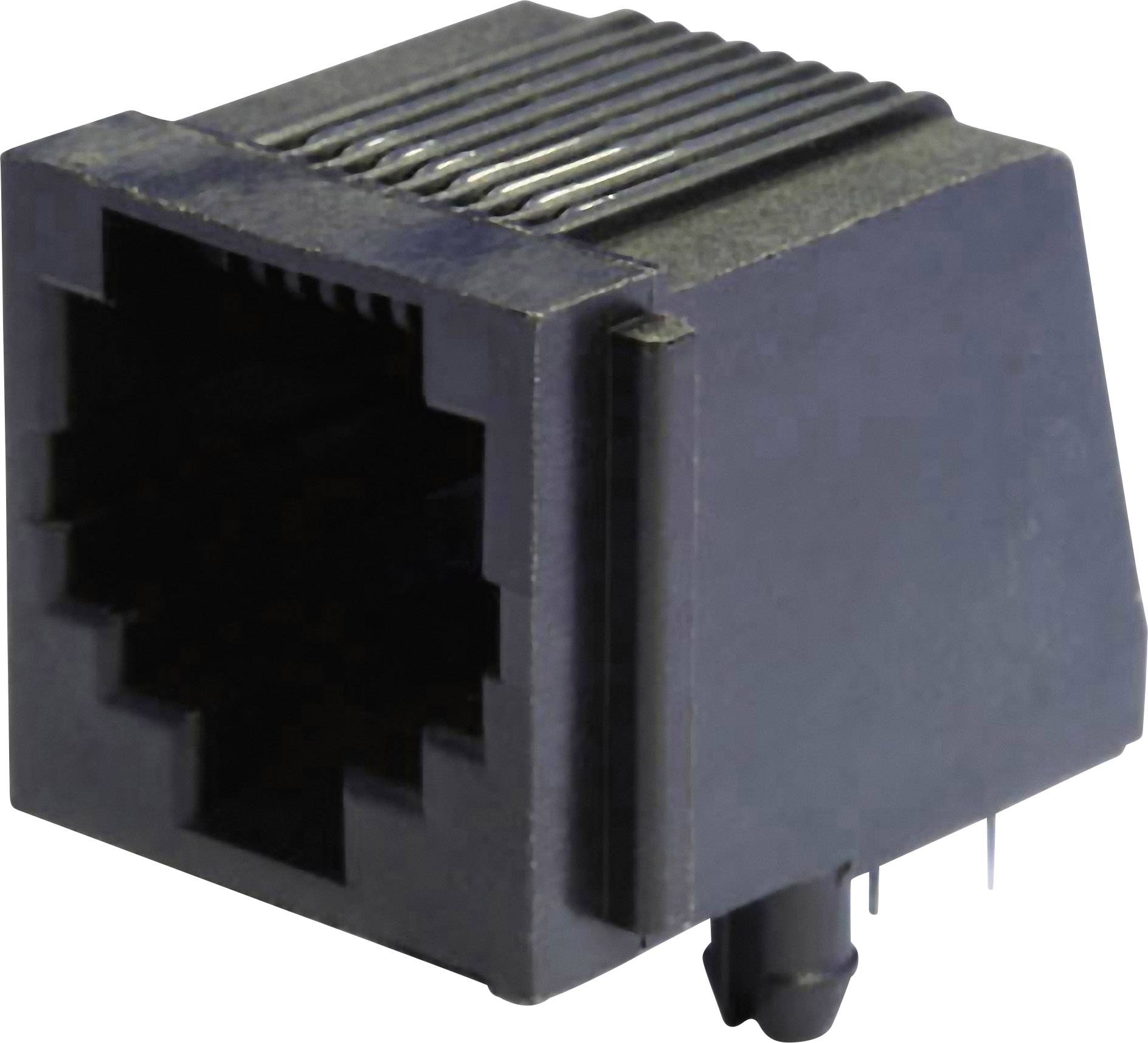 econ connect MEB8/8P Modular mounted socket MEB8/8P Socket, horizontal mount No. of pins (RJ) 8P8C Black