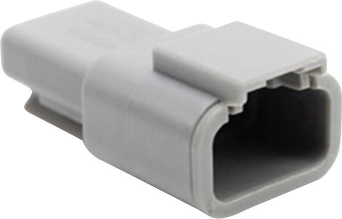 Amphenol ATM04 3P Bullet connector Plug, straight Total number of pins: 3 Series (round connectors): ATM