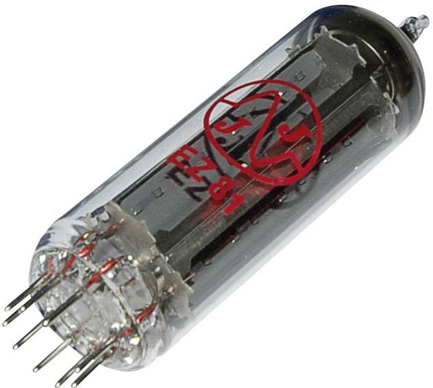 JJ JouJye EZ 81 = 6 CA 4 Vacuum tube Dual rectifier 250 V 160 mA Number of pins: 9 Base: Noval Content 1 pc(s)