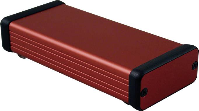 Hammond Electronics 1455C1201RD Treaded casing 120 x 54 x 23 Aluminium Red 1 pc(s)