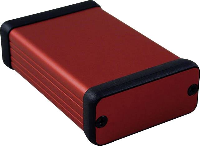 Hammond Electronics 1455C801RD Treaded casing 80 x 54 x 23 Aluminium Red 1 pc(s)