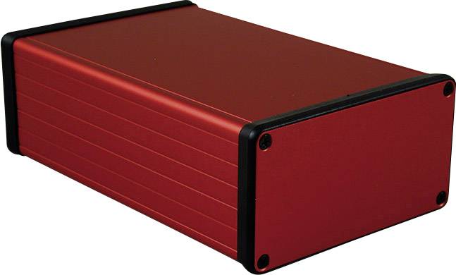 Hammond Electronics 1455N1601RD Treaded casing 160 x 103 x 53 Aluminium Red 1 pc(s)
