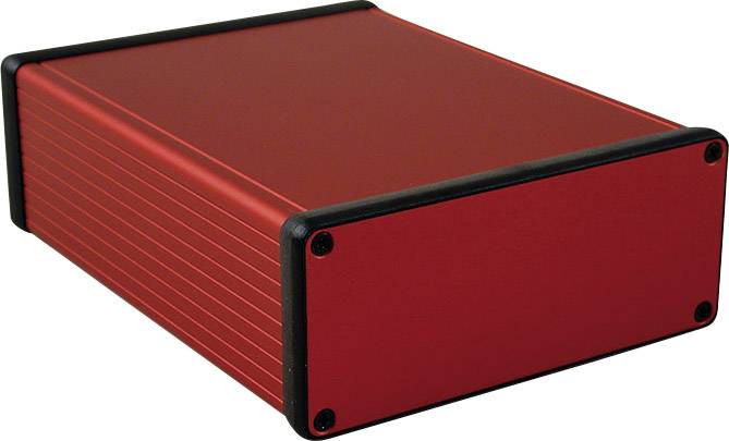 Hammond Electronics 1455Q1601RD Treaded casing 160 x 125 x 51.5 Aluminium Red 1 pc(s)
