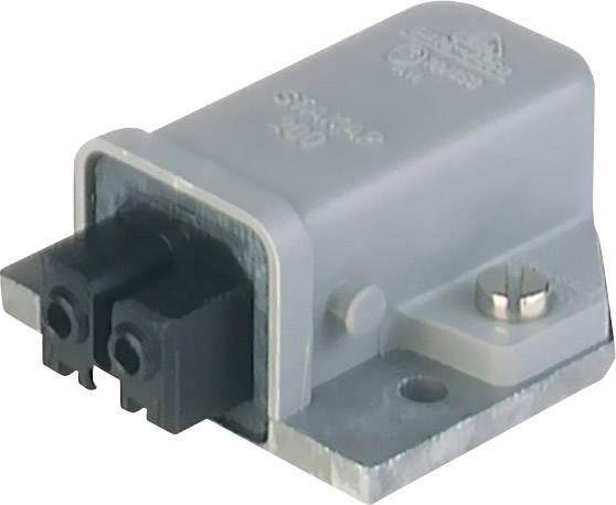 Hirschmann 932045106-1 Mains connector STAKAP Socket, vertical vertical Total number of pins: 2 + PE 16 A Grey 1 pc(s)