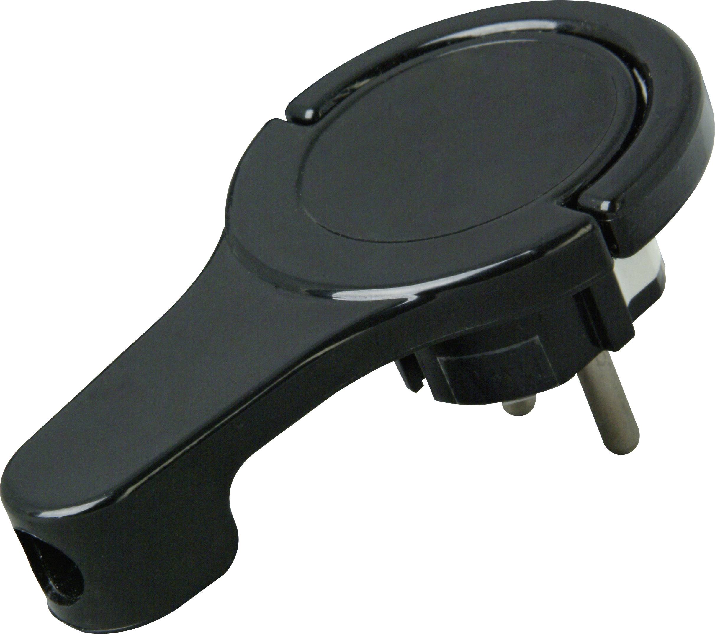 Kopp 172005030 CEE 7/16 safety plug 230 V Black IP20