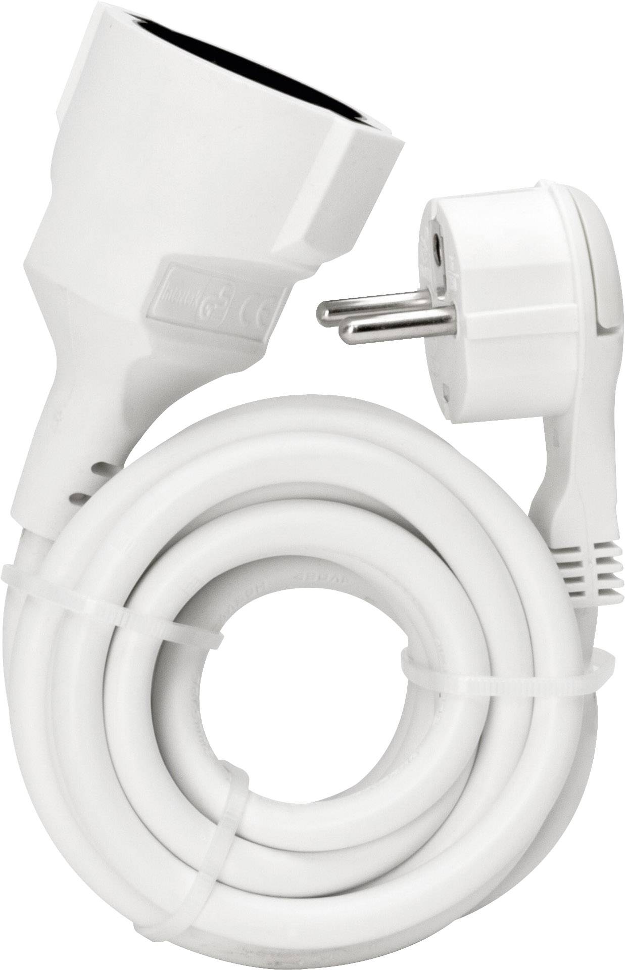 Kopp 143602080 Current Cable extension White 3.00 m H05VV-F 3G 1,5 mm²