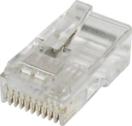 econ connect MPL10/10R Modular plug MPL10/10R Plug, straight Pins: 10 Clear