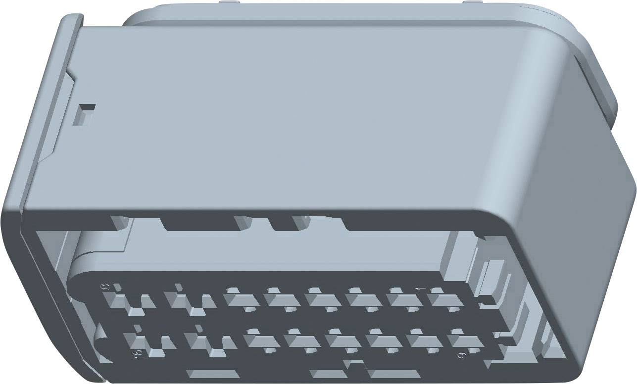 TE Connectivity Socket enclosure - cable HDSCS, MCP Total number of pins 16 1-1564337-1