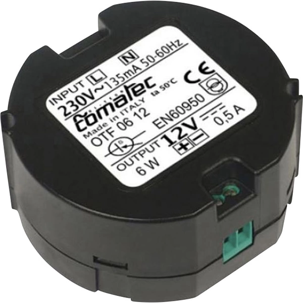 Comatec OTF/06.12RA Power supply unit 12 V DC 0.5 A 6 W Comatec OTF/06.12RA Power supply unit 12 V DC 0.5 A 6 W