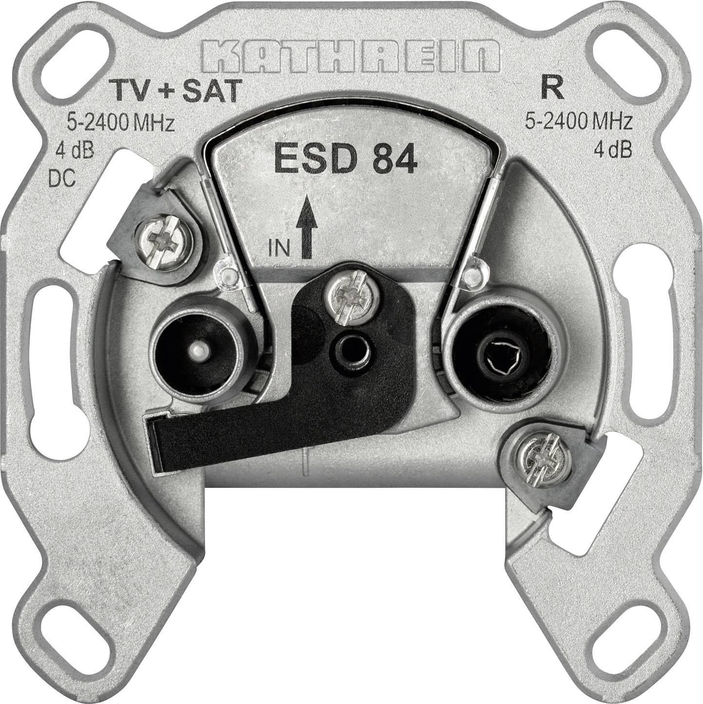 Kathrein ESD 84 Antenna socket TV, SAT Flush mount