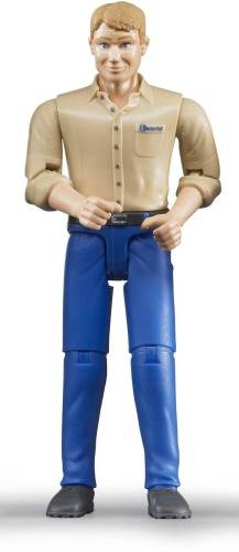 Brother man with bright skin and blue trouser