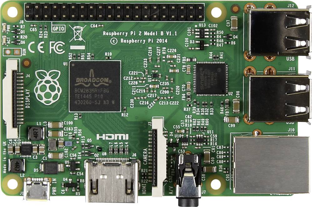 Raspberry Pi® 2 B 1 GB 4 x 0.9 GHz Raspberry Pi®