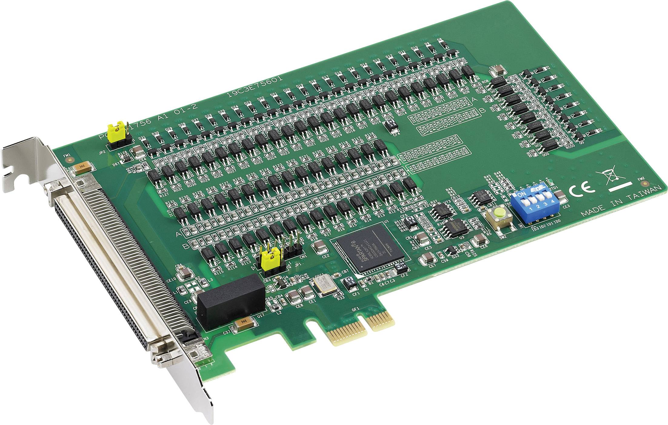 Advantech PCIE-1756 Card DI/O I/O number: 64