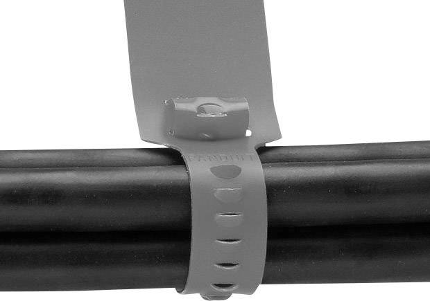 Panduit CM4S-L8 CM4S-L8 Cable tie 19.10 mm Grey Label, Open end