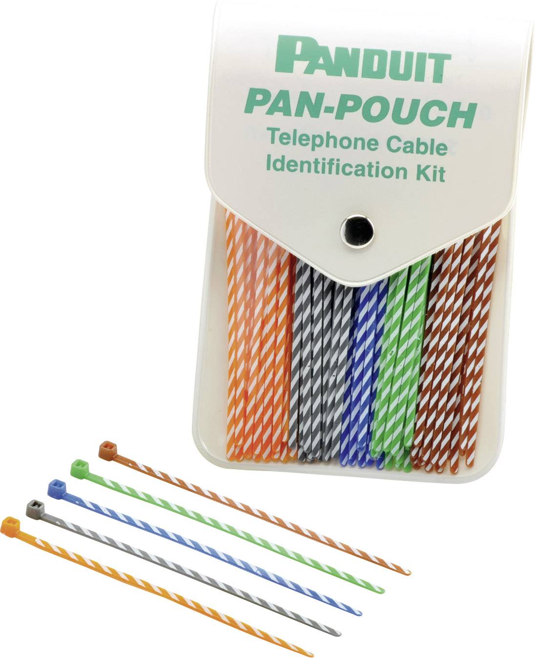 Panduit PP5X50F PP5X50F Cable tie 102 mm 2.50 mm Blue, Orange, Green, Brown, Grey Colour-coded 250 pc(s)