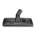 Vacuum cleaner nozzle in black on a white background, suitable for various floor surfaces.