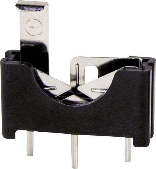 MPD BS-1225-PC Button cell holder 1x CR 1225 Vertical, Through-hole (L x W x H) 15.42 x 4.78 x 8.33 mm
