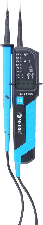 Metrel MD 1160 Two-pole voltage tester CAT III 1000 V, CAT IV 600 V LCD, Acoustic