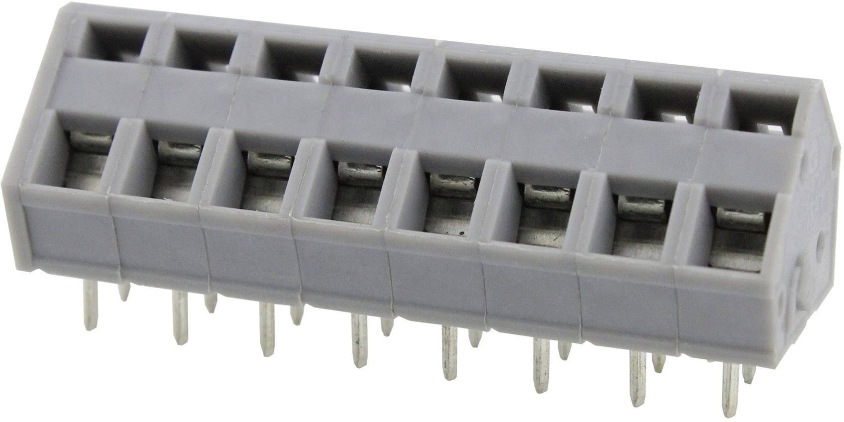 Degson DG245-5.0-02P-11-00AH-1 Spring-loaded terminal 3.31 mm² Number of pins 2 Grey