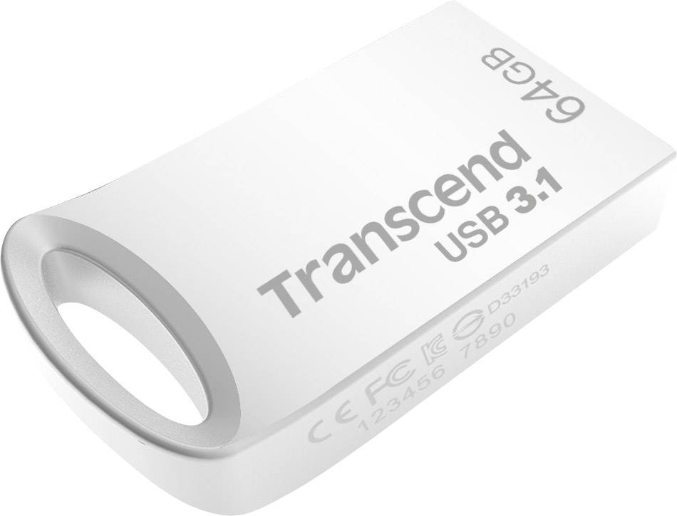 Transcend JetFlash® 710S USB stick 64 GB Silver TS64GJF710S USB A (USB 3.2 1st gen)