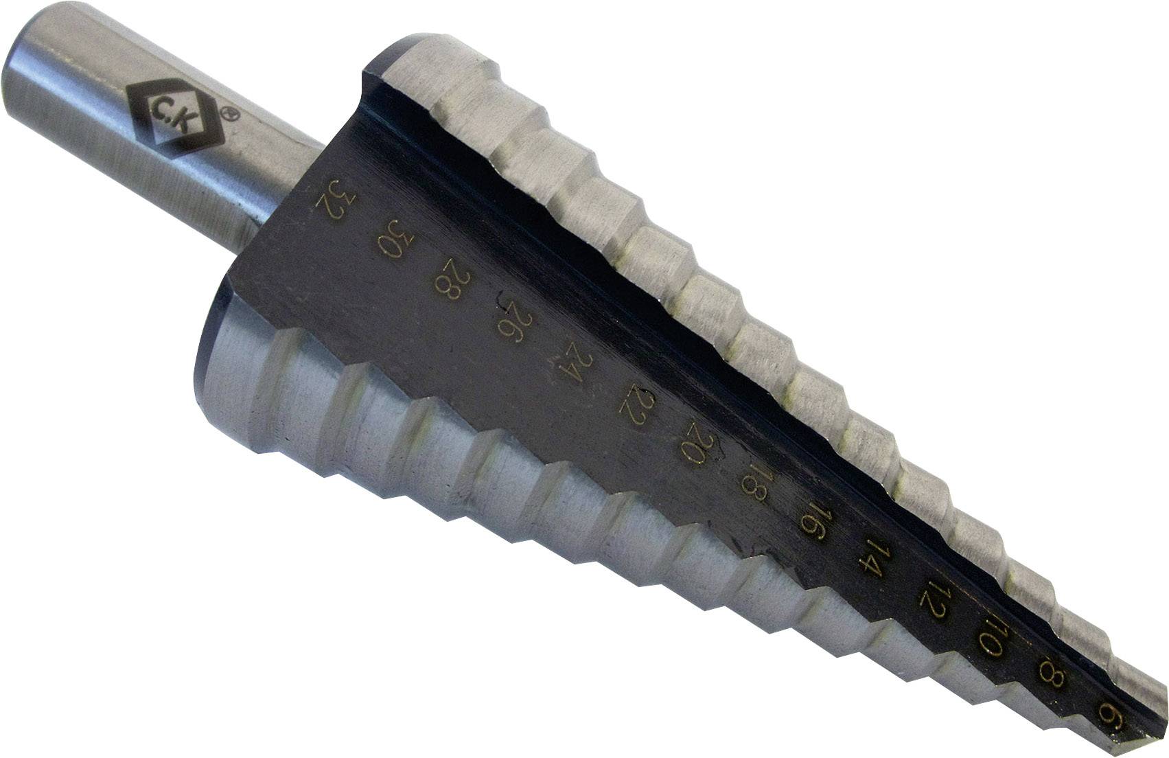 C.K T3011 HSS Step drill bit Total length 91 mm Triangular shank 1 pc(s)