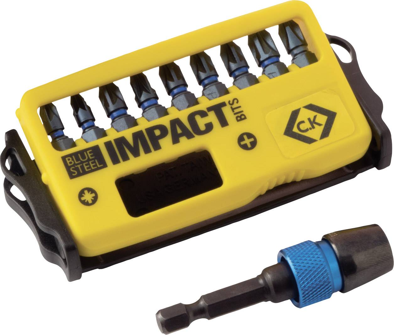 C.K T4510 Bit set 10-piece Phillips, Pozidriv Torsion Control Technology