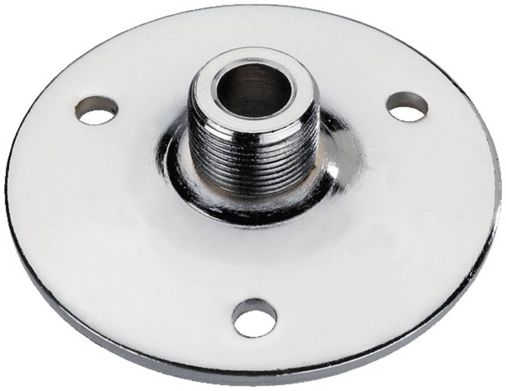 Monacor GNS-2 Gooseneck base Diameter:60 mm External thread: 5/8"